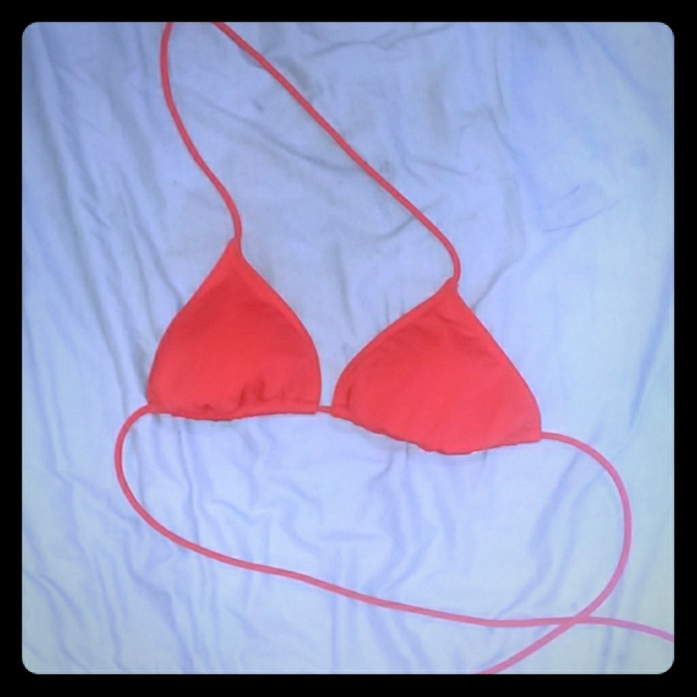 Red String Bikini Top